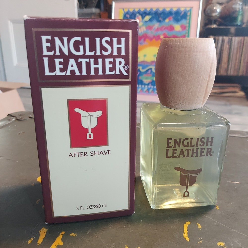 English Leather After Shave by Dana 8 fl oz 220 ml Vintage Bottle with Box 917